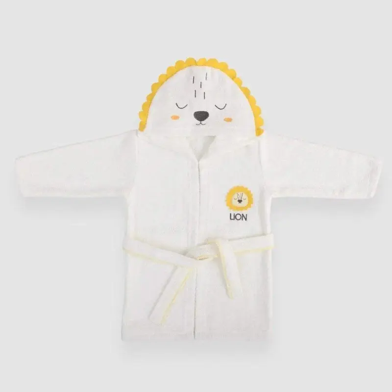 Ensemble sortie de bain pour bébé motif lion-Bebitof