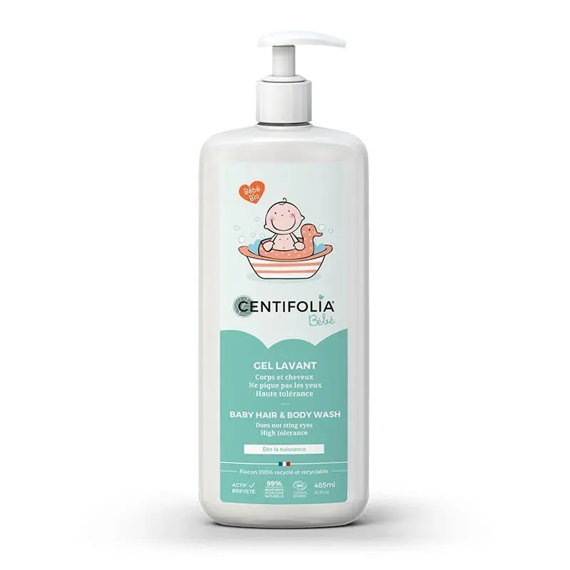 Gel lavant corps et cheveux haute tolérance 485ml - Centifolia