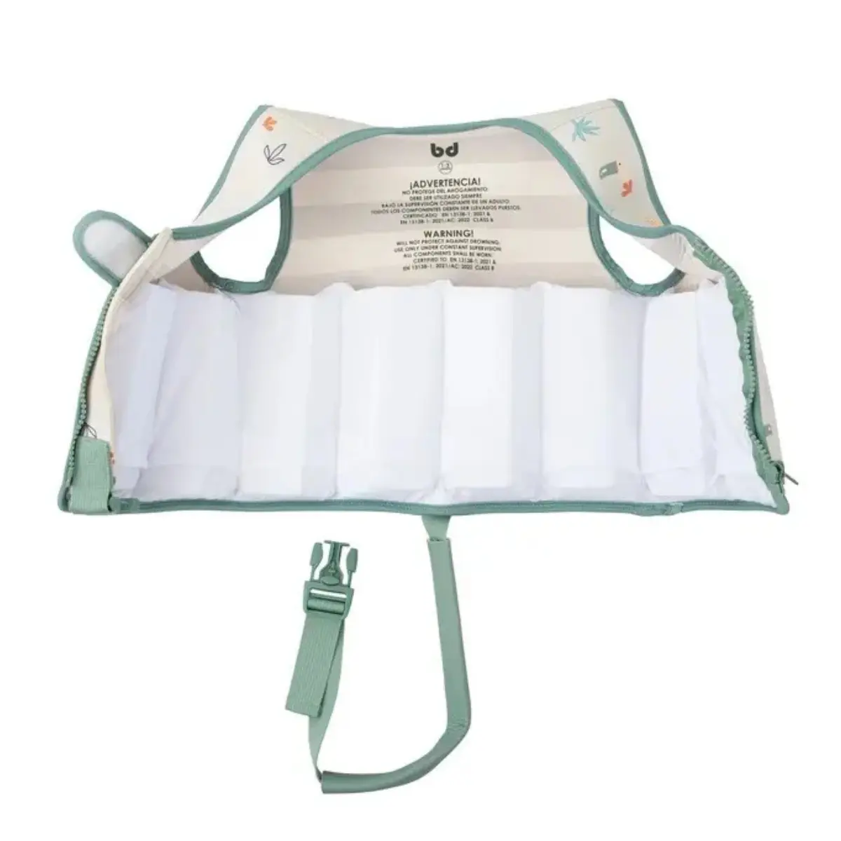 Gilet de natation bébé anti-UV UPF 50+ Bimbidreams Vert