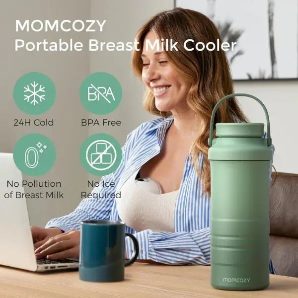 Glacière portable pour lait maternel 650ml Momcozy
