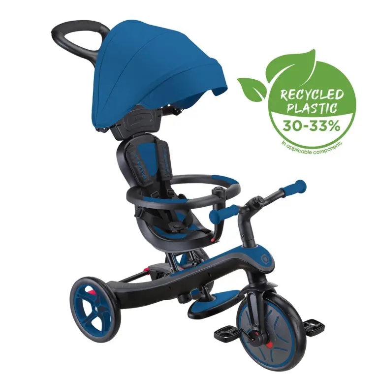 Globber Tricycle Explorer 4en1 Évolutif Bleu