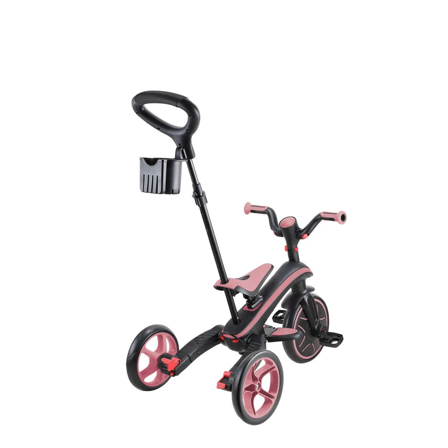 Globber Tricycle Explorer 4en1 Évolutif Rose (10 mois à 5 ans)