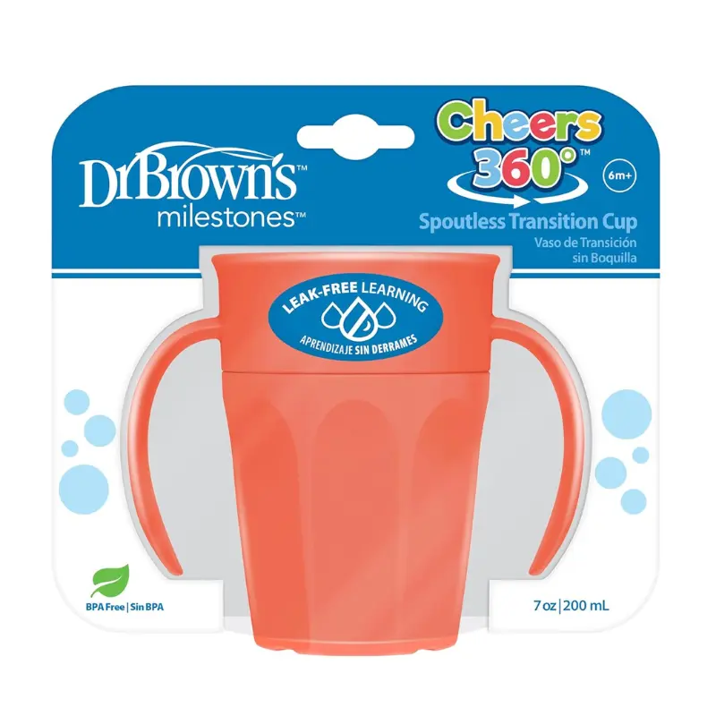 xx Gobelet d'apprentissag sans BPA, 200 ml, Dr. Brown's