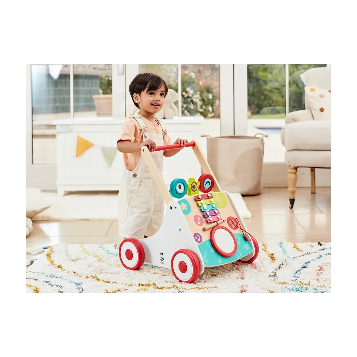Hape Trotteur musical Multicolore
