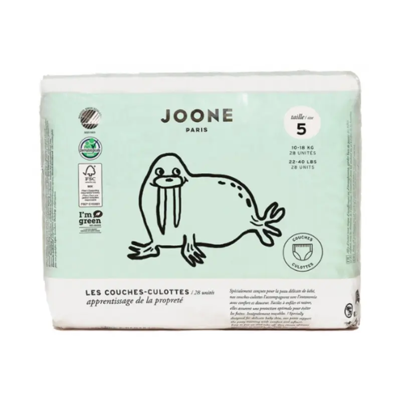 xx Joone Couches-Culottes Taille 5 (10-18 kg) 28 Unités - Couleur : Brigitte Rose