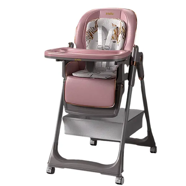 xx Kidilo Chaise Haute Évolutive 8155 Rose