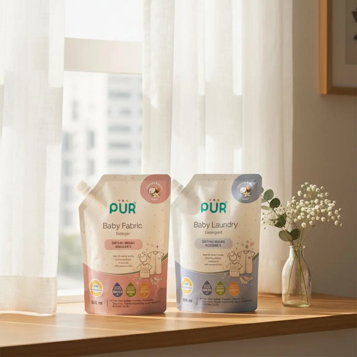 Lessive PUR Spéciale Bébé – Soin Doux et Anti-Taches