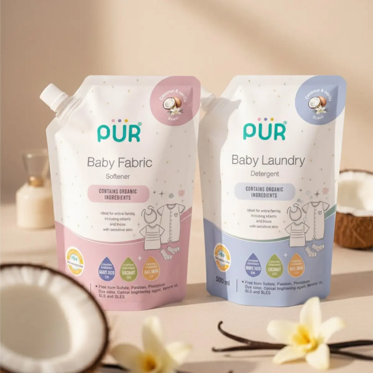 Lessive PUR Spéciale Bébé – Soin Doux et Anti-Taches