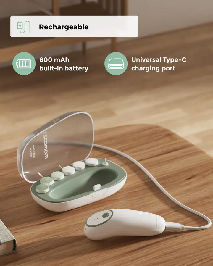 Lime à ongles électrique pour bébé Momcozy - Silencieuse