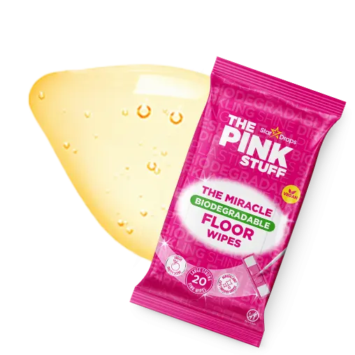 Lingettes biodégradables Pink Stuff