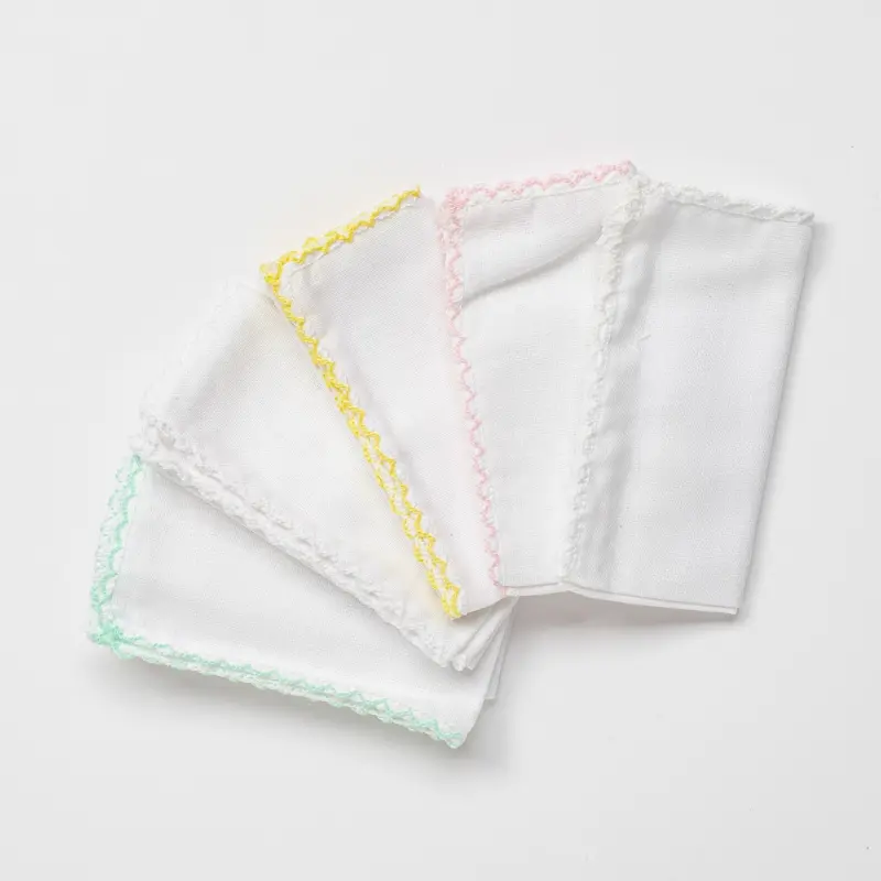 Lingettes buccales Andywawa Basic, lot de 5, 25 x 25 cm, rose, AC24447