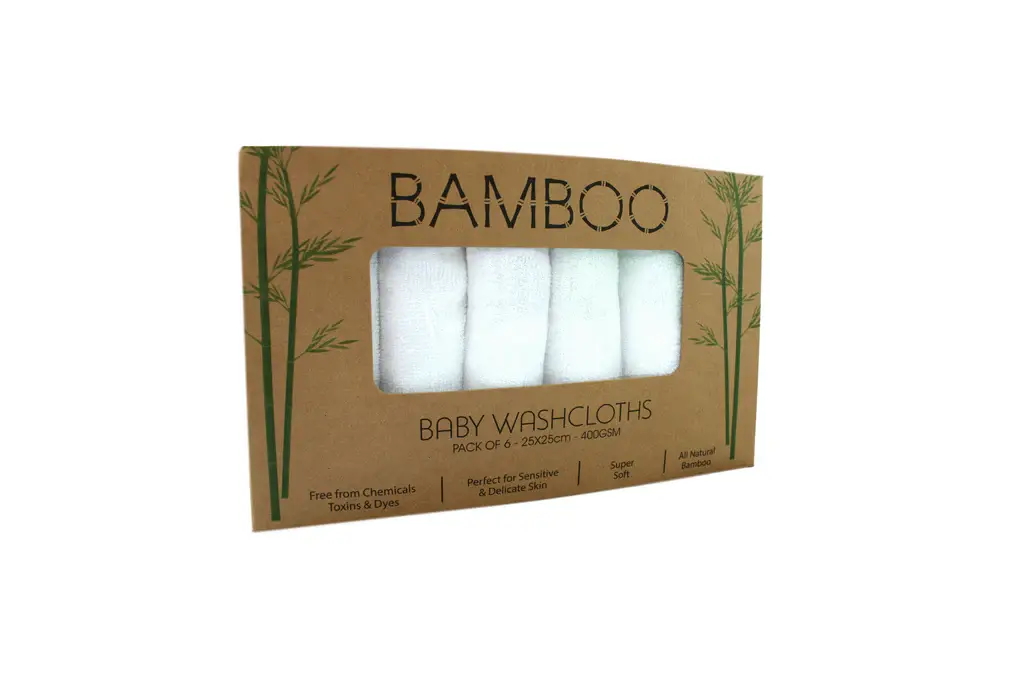 xx Lingettes de toilette bébé en bambou de qualité supérieure - Lot de 6