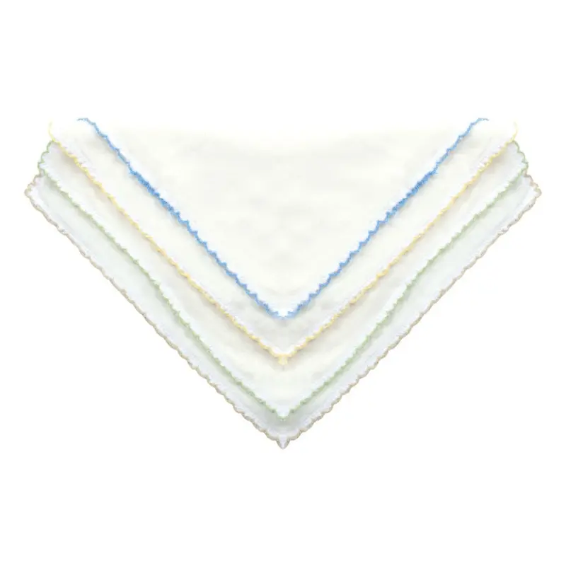 xx Lingettes pour bébé en coton peigné, lot de 10
