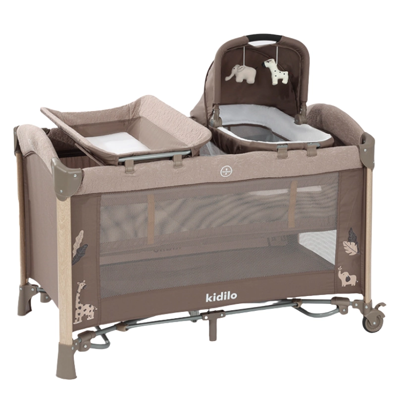 Lit Cododo Multifonction Deluxe Kidilo Marron