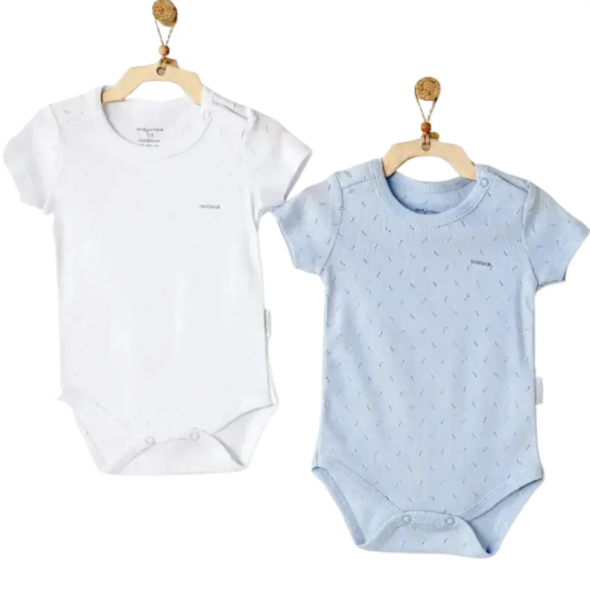 xx lot de 2 bodies bébé AndyWawa AC25554 à manches courtes