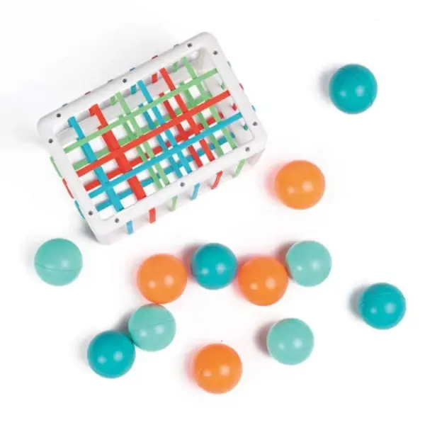 Ludi Cube de manipulation avec balles Multicolore 10 mois