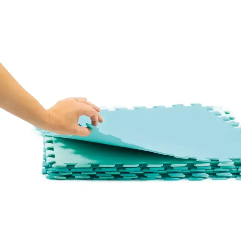 Ludi Tapis De Sol XXL Bicolore 145x145cm - Bleu