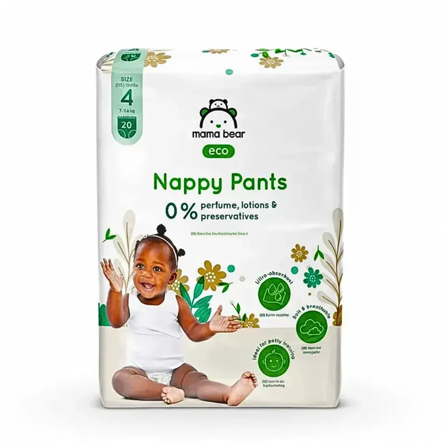 xx Mama Bear Couches Culottes Taille 4 (7-14Kg) – 20 Unités