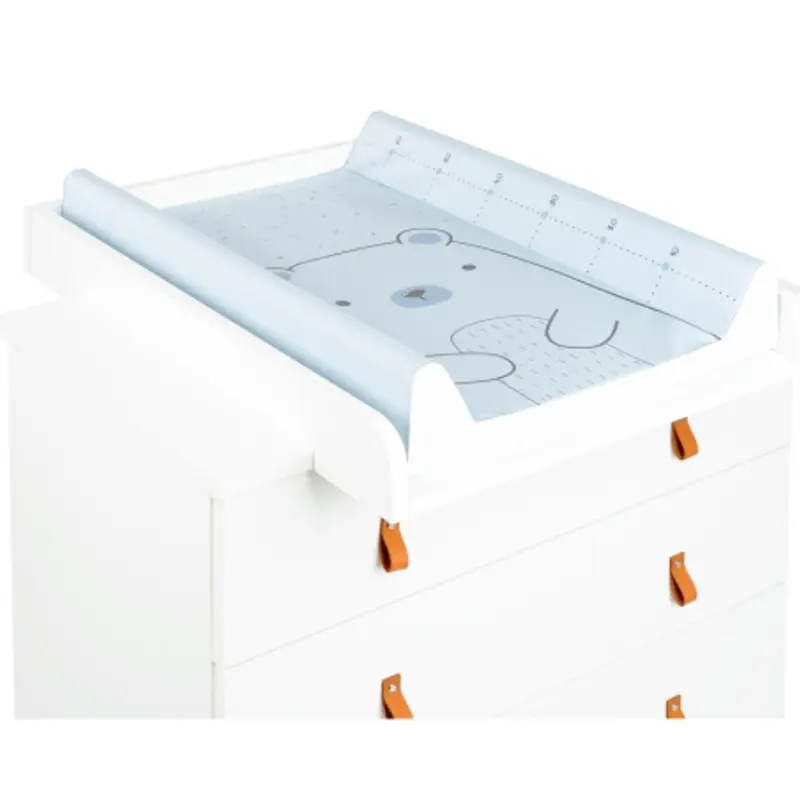 Matelas à langer en PVC souple KIKKABOO Bear with me Blue 70x50cm