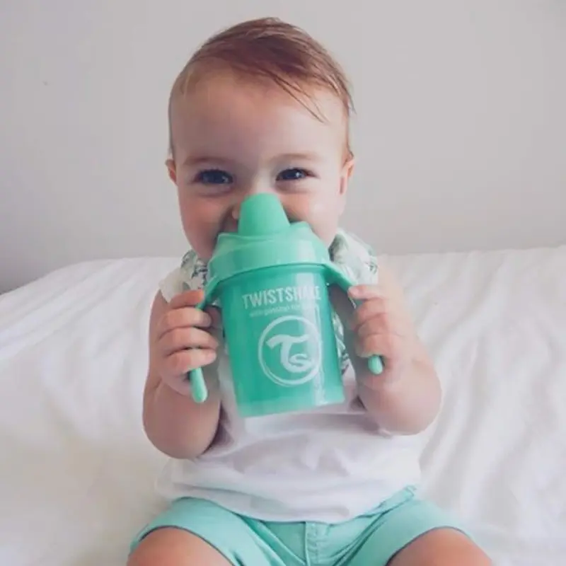 Mini mug anti-fuite Twistshake 230 ml  4M et plus - Vert