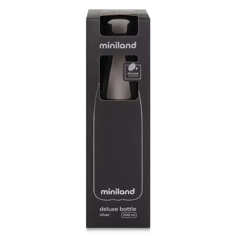Miniland Bouteille Deluxe 500ml - Silver