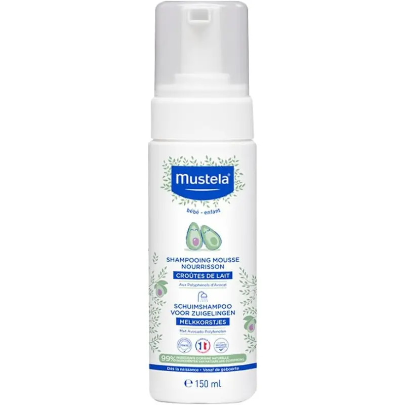 xx Mustela Shampooing Mousse pour Croûtes de Lait 150ML