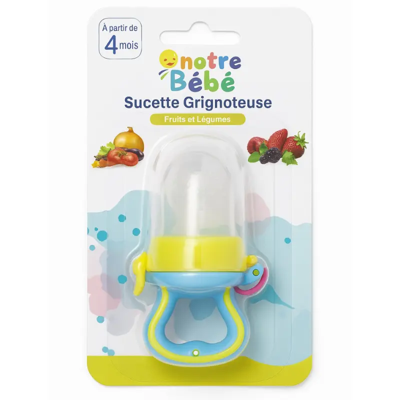 Notre Bebe Sucette Alimentaire Fruits et Legumes +4m