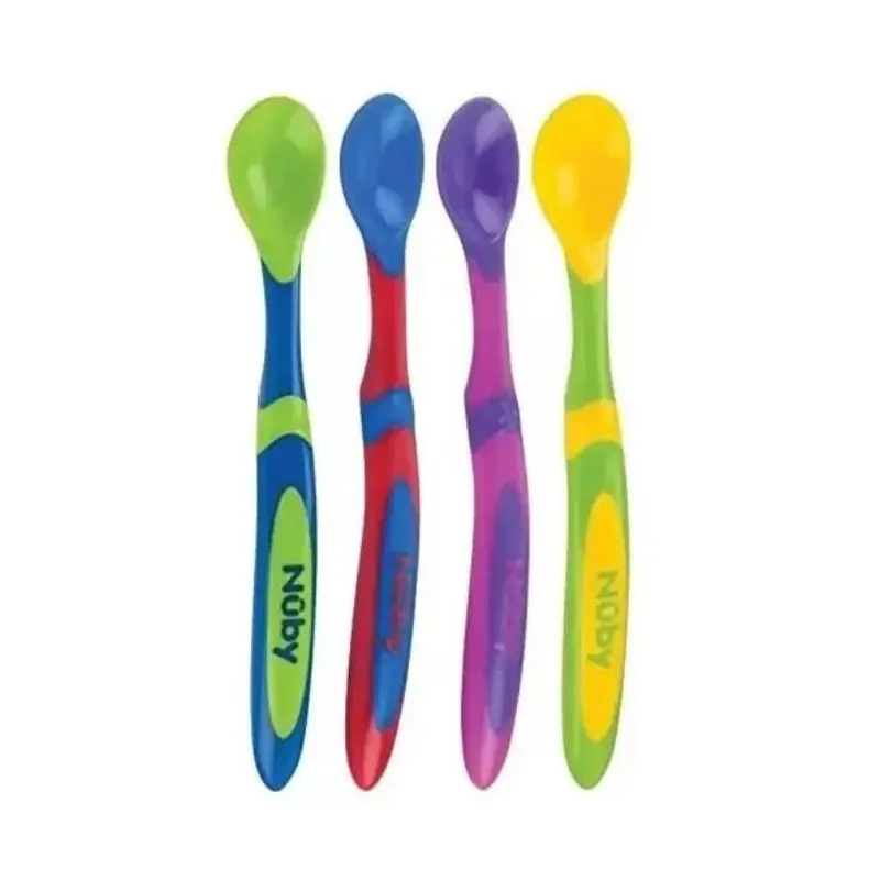 xx NUBY lot de 4 cuillères longues +6 mois