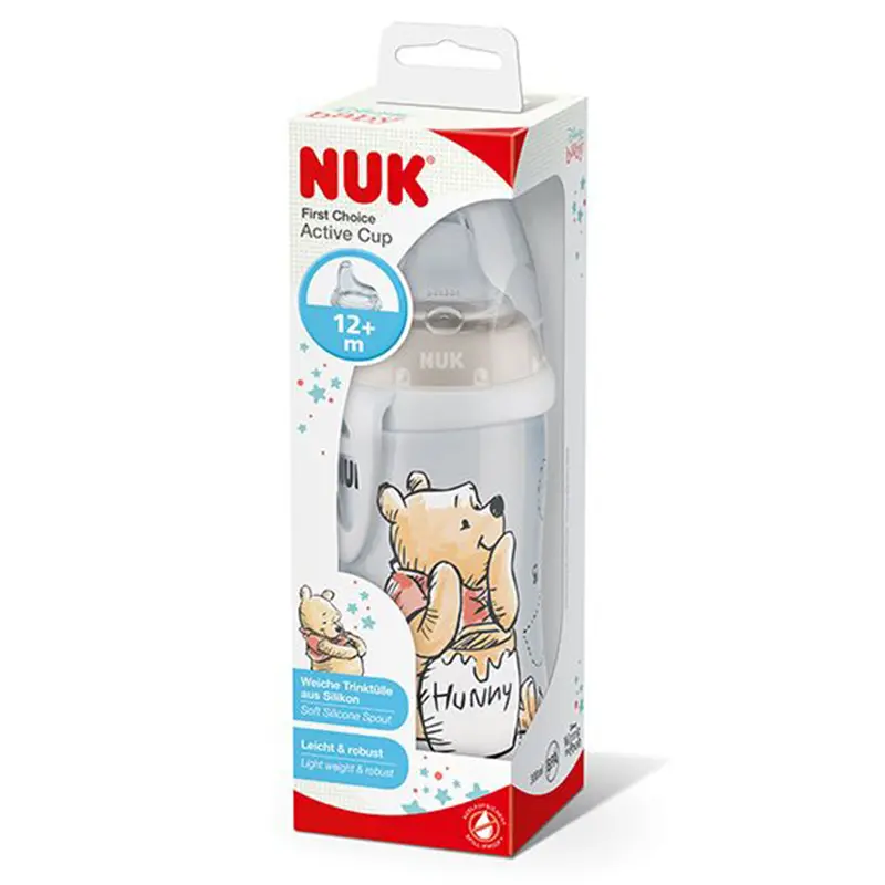 xx NUK Active Cup Disney Winnie L’Ourson 300 ml 12 Mois