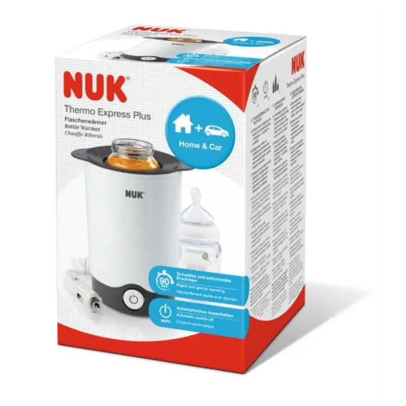 Nuk Chauffe-biberon Thermo Express Auto et Maison Gris
