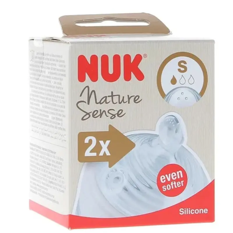 xx Nuk Nature Sense 2 Tétines en silicone – S