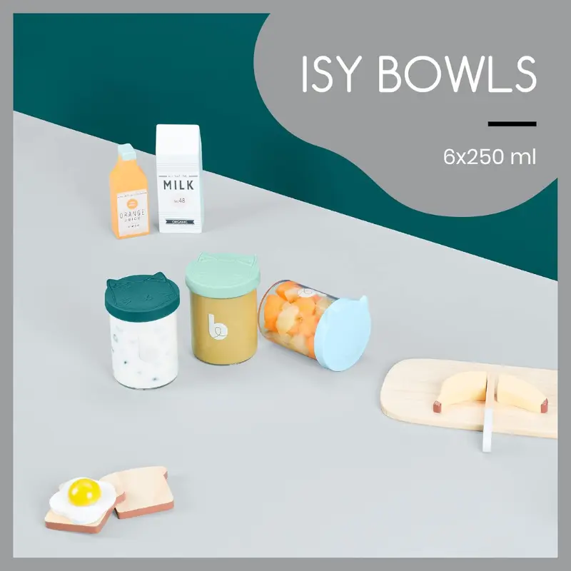 Pack de 6 Bols ISY Babymoov 6x250ml