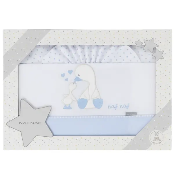 xx Parure de Lit Bébé Bleu NAF NAF