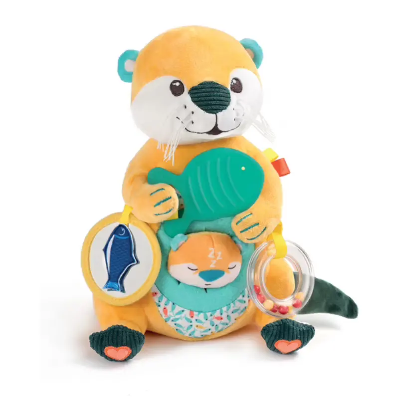 xx Peluche d'activités maman loutre