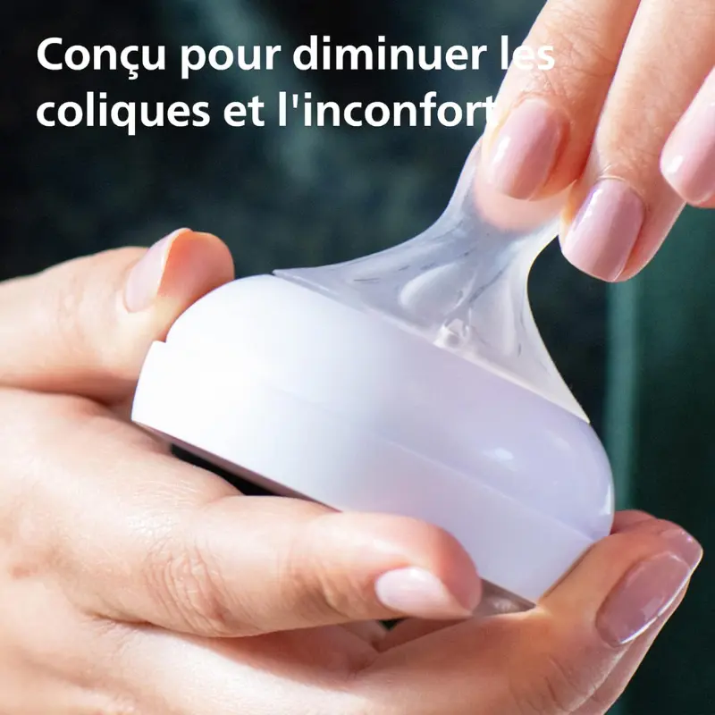 Philips Avent Lot de 2 Tétines Natural Response 1M+