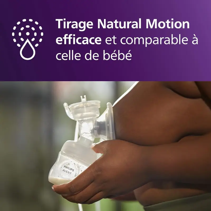 Philips Avent Tire-lait électrique double, qualité hospitalière et moteur rechargeable