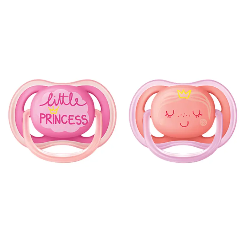 xx Philips Avent Ultra Air Sucette 6-18m Little Princess X2