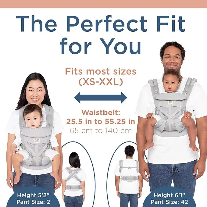 Porte-bébé Ergobaby Gris Carbone 3 à 20 kg