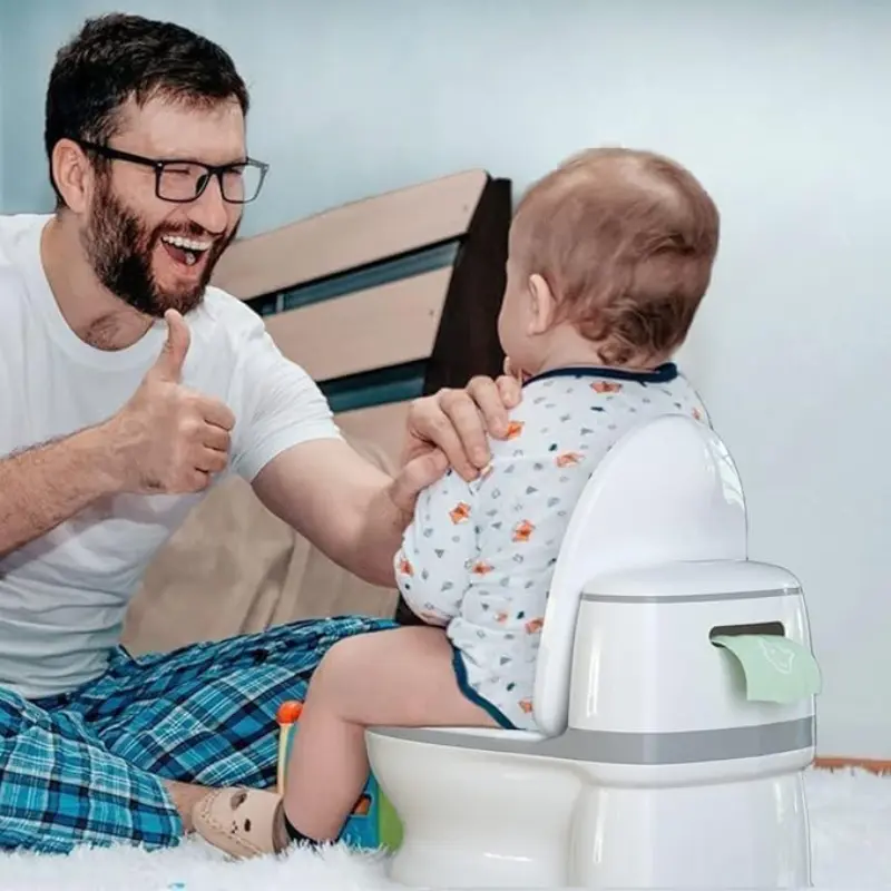 Pot de Toilette Bébé Bleu – Mon Bébé