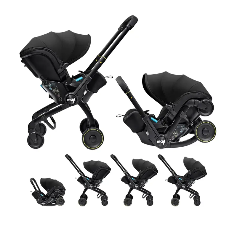Poussette Siège Auto 2en1 i-Size MAX Noir