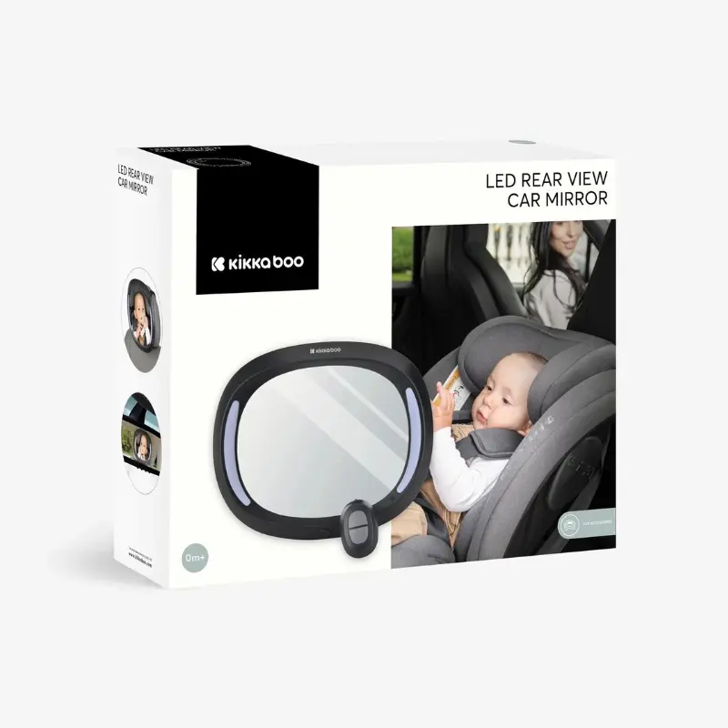 Rétroviseur intérieur LED pour voiture– KikkaBoo