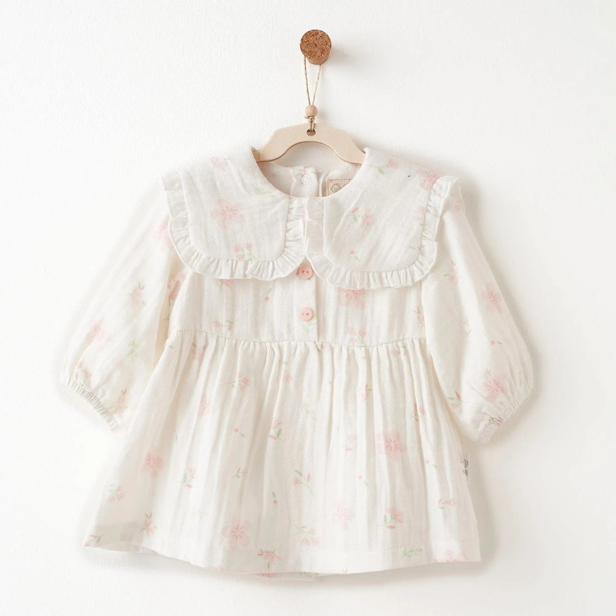Robe bébé fille en mousseline ANW-AC26622