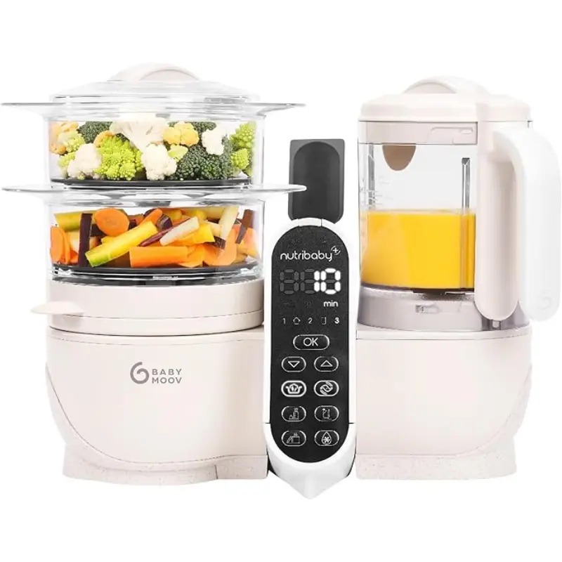 xx Robot cuiseur nutribaby (+) mineral beige babymoov