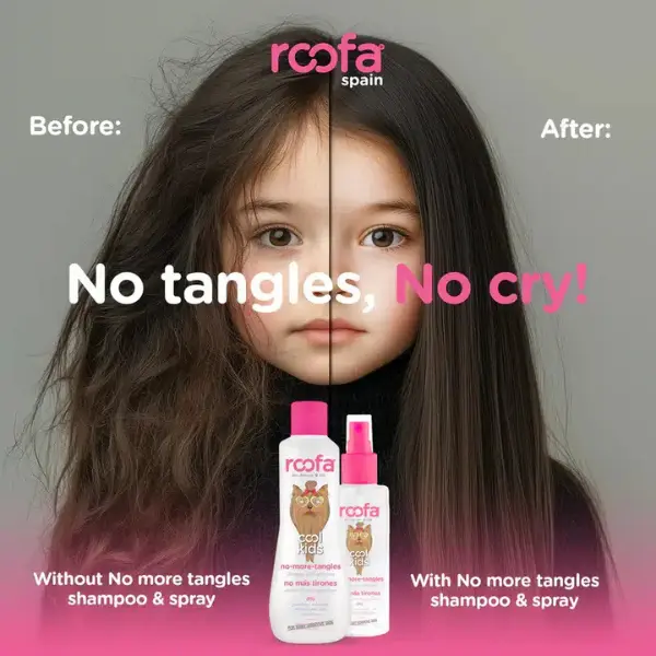 Roofa Shampoing démêlant sans larmes Cool Kids No More Tangles 300ml