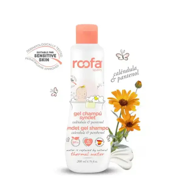 xx Roofa Syndet Gel Shampooing Calendula et panthénol 200ml