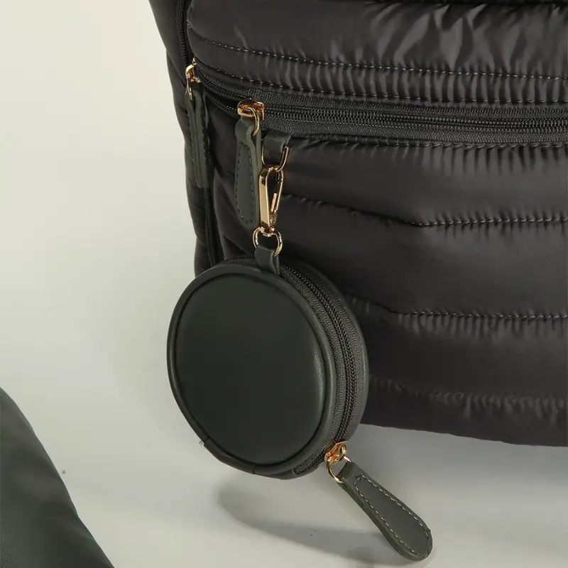 Sac à dos en cuir et tissu pour soins bébé et mère MY Collection