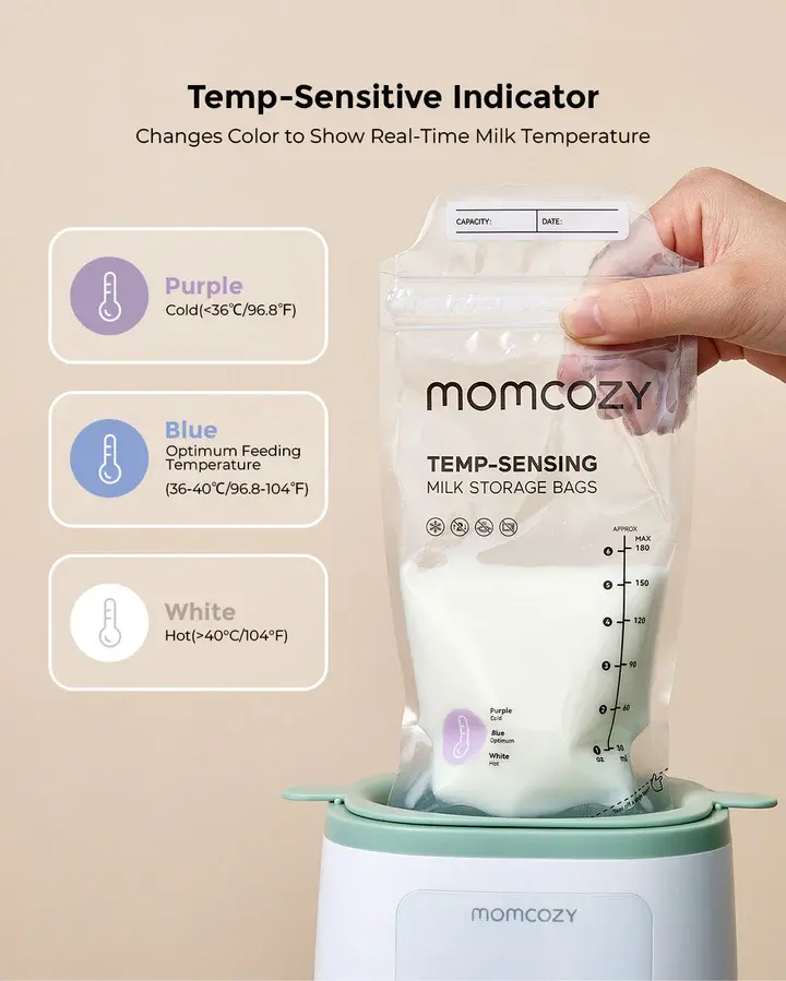 Sacs de conservation du lait maternel momcozy