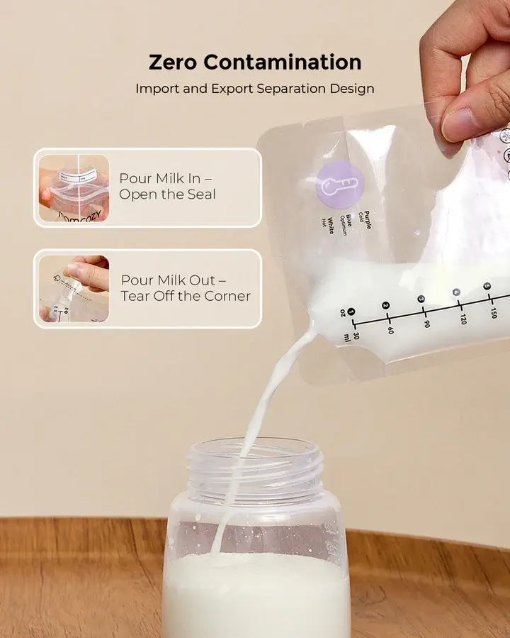 Sacs de conservation du lait maternel momcozy