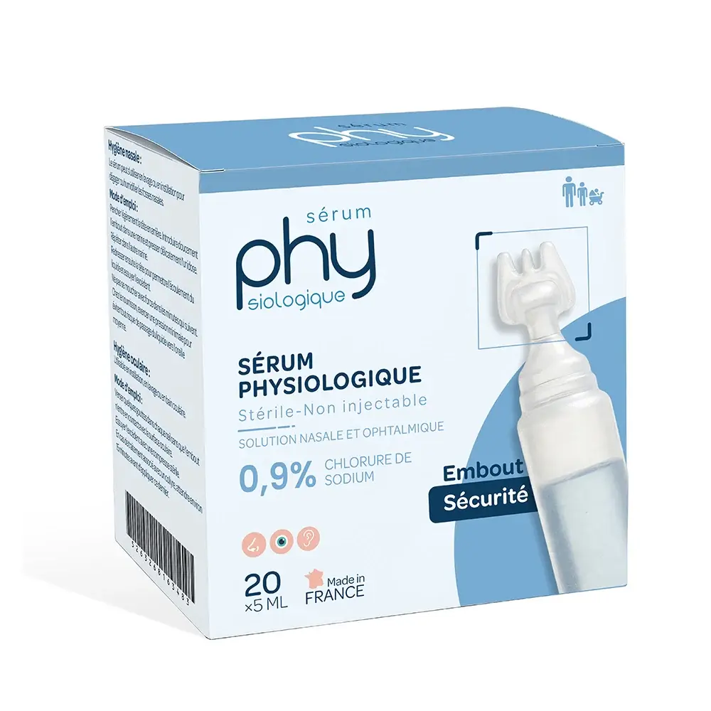 xx Sérum Physiologique 5mlx20