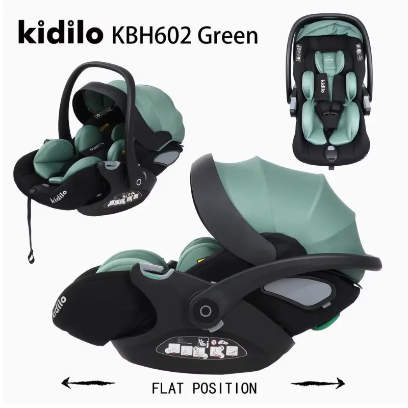 Siège Auto Bébé Nouveau-né Kidilo KBH602 – Vert